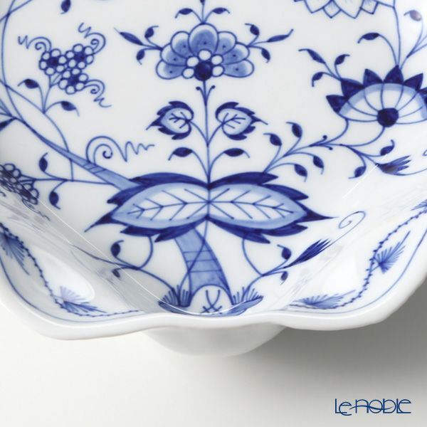マイセン（Meissen） ブルーオニオン 800101／00262 シェルディッシュ 21.5×19cm