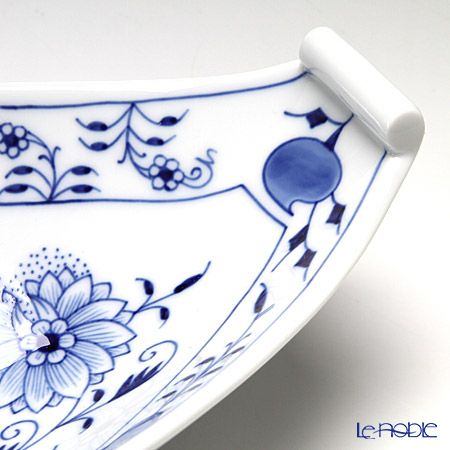 マイセン（Meissen） ブルーオニオン 800101／00290 舟形ディッシュ 33cm