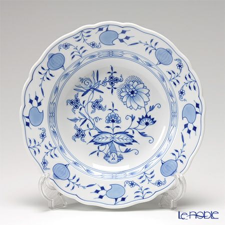 マイセン（Meissen） ブルーオニオン 800101／00488 スーププレート 22cm