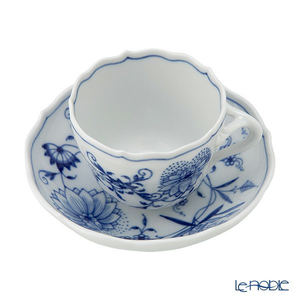 マイセン（Meissen） ブルーオニオン 800101／00580 モカカップ＆ソーサー