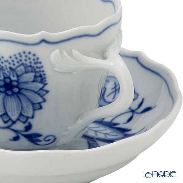 マイセン（Meissen） ブルーオニオン 800101／00580 モカカップ＆ソーサー