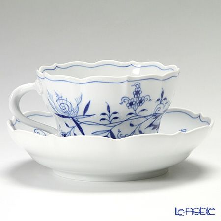 マイセン（Meissen） ブルーオニオン 800101／00586 コーヒーカップ＆ソーサー 300ml