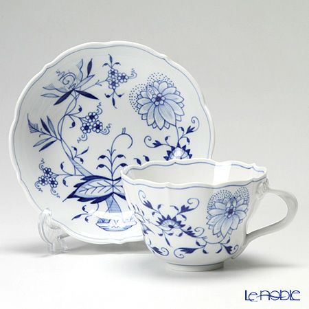マイセン（Meissen） ブルーオニオン 800101／00586 コーヒーカップ＆ソーサー 300ml