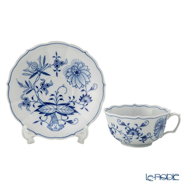 マイセン（Meissen） ブルーオニオン 800101／00633 ティーカップ＆ソーサー 200ml