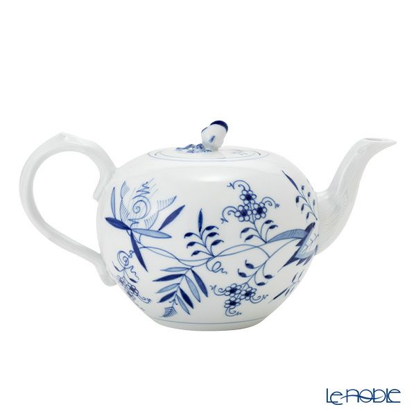 マイセン（Meissen） ブルーオニオン 800101／00727 ティーポット 1.25L／1250ml／18cm