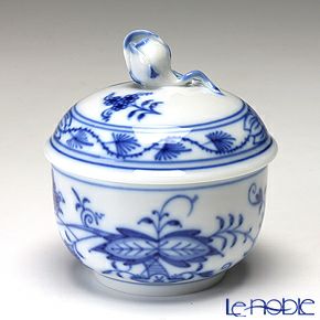マイセン（Meissen） ブルーオニオン モカシュガーボックス 8.8×7.5cm 800101／00821
