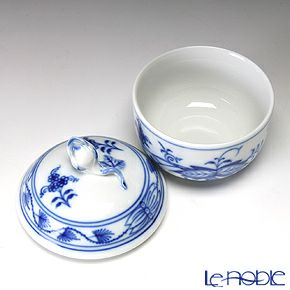 マイセン（Meissen） ブルーオニオン モカシュガーボックス 8.8×7.5cm 800101／00821