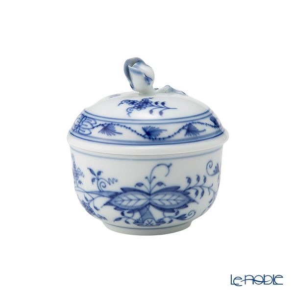 マイセン（Meissen） ブルーオニオン 800101／00822 シュガーボックス 10×9cm