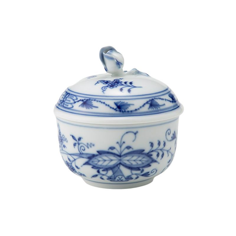 マイセン（Meissen） ブルーオニオン 800101／00822 シュガーボックス 10×9cm