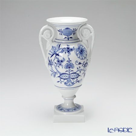 マイセン（Meissen） ブルーオニオン 800101／50m23 花瓶（取っ手付） 22cm