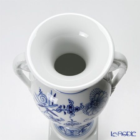 マイセン（Meissen） ブルーオニオン 800101／50m23 花瓶（取っ手付） 22cm