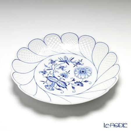 マイセン（Meissen） ブルーオニオン 800101／54166 ケーキサービスプレート 23cm