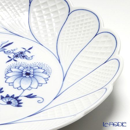 マイセン（Meissen） ブルーオニオン 800101／54166 ケーキサービスプレート 23cm