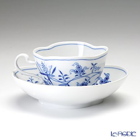 マイセン（Meissen） ブルーオニオン 800101／55863 ティーカップ＆ソーサー 150ml