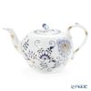 マイセン（Meissen） ブルーオニオン レッド＆ゴールド 800117／00726 ティーポット 1L／1000ml／17cm