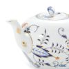 マイセン（Meissen） ブルーオニオン レッド＆ゴールド 800117／00726 ティーポット 1L／1000ml／17cm