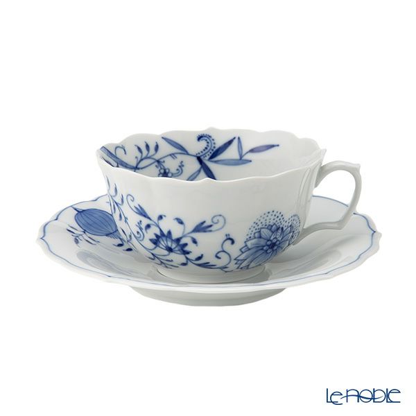 マイセン（Meissen） ブルーオニオン スタイル 801001／00633 ティーカップ＆ソーサー 150ml