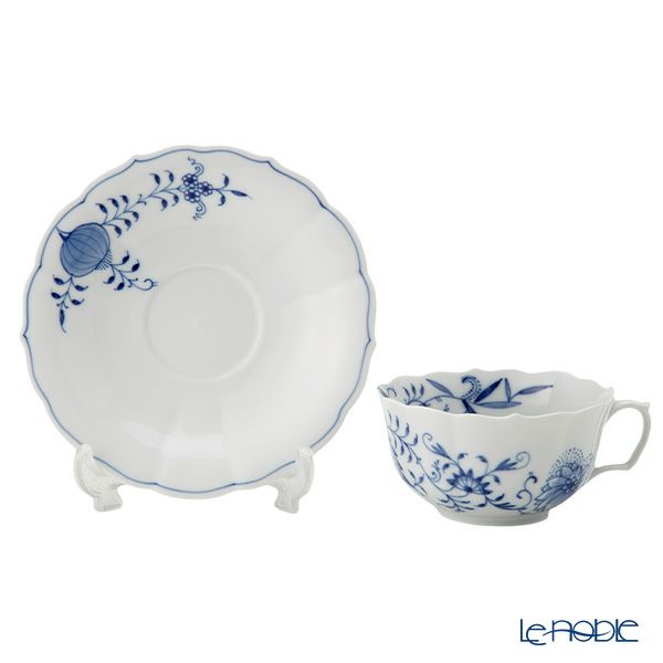 マイセン（Meissen） ブルーオニオン スタイル 801001／00633 ティーカップ＆ソーサー 150ml