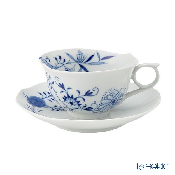マイセン（Meissen） ブルーオニオン スタイル 801001／28633 ティーカップ＆ソーサー 170ml