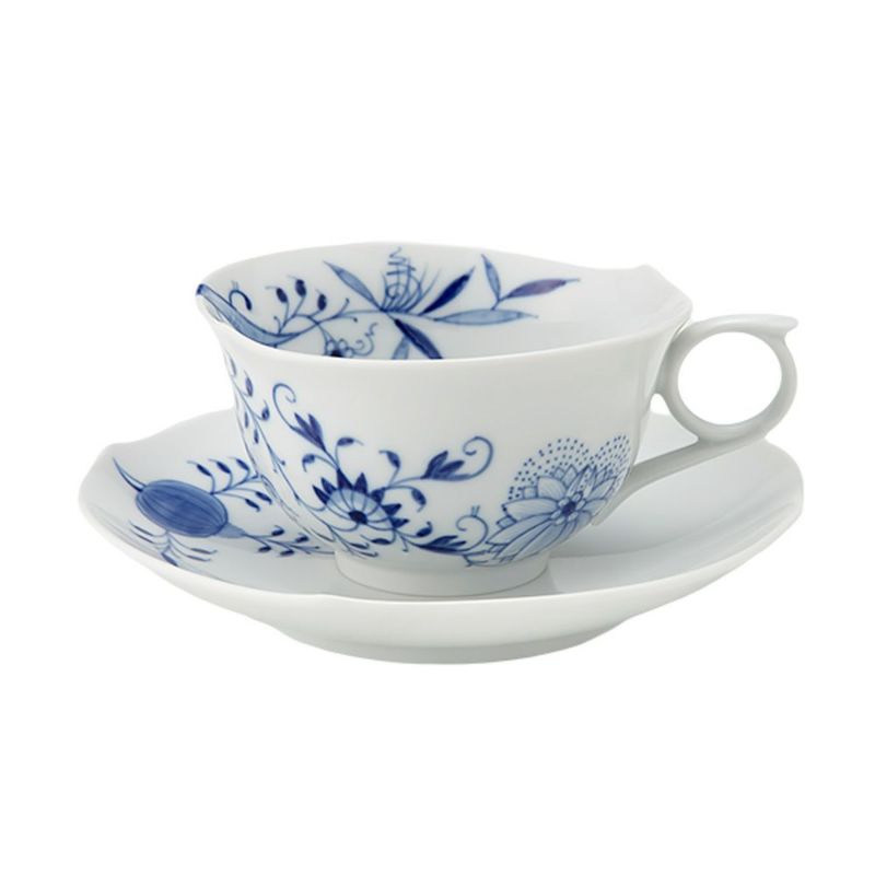 マイセン（Meissen） ブルーオニオン スタイル 801001／28633 ティーカップ＆ソーサー 170ml