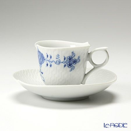 マイセン（Meissen） ブルーオニオン スタイル（ウェーブ） 801001／29579 エスプレッソカップ＆ソーサー 100ml