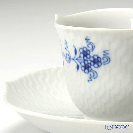 マイセン（Meissen） ブルーオニオン スタイル（ウェーブ） 801001／29579 エスプレッソカップ＆ソーサー 100ml