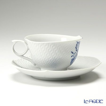 マイセン（Meissen） ブルーオニオン スタイル（ウェーブ） 801001／29633 ティーカップ＆ソーサー 170ml