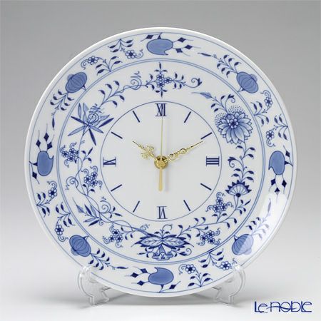 マイセン（Meissen） ブルーオニオン 801901／53m72 掛け時計 25.5cm