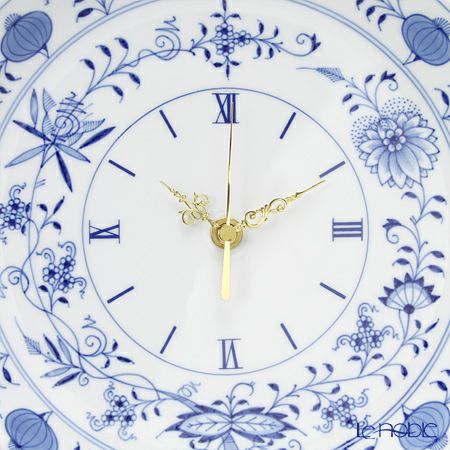 マイセン（Meissen） ブルーオニオン 801901／53m72 掛け時計 25.5cm