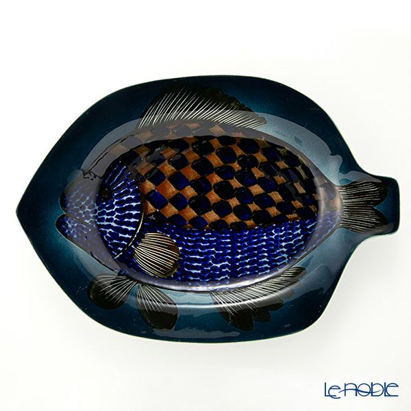 【1点限り】北欧ヴィンテージ アラビア（ARABIA） GOG フィッシュ アトリエ／atelje プレート 33cm