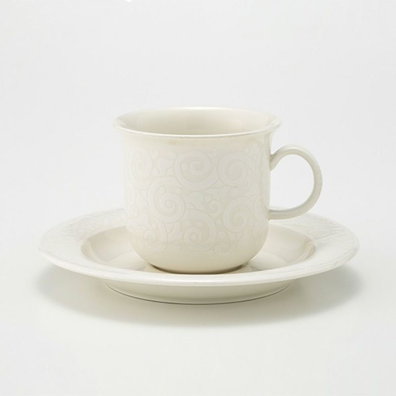 【1点限り】北欧ヴィンテージ アラビア（ARABIA） アークティカ トロイッカ／Arctica Troikka コーヒーカップ＆ソーサー