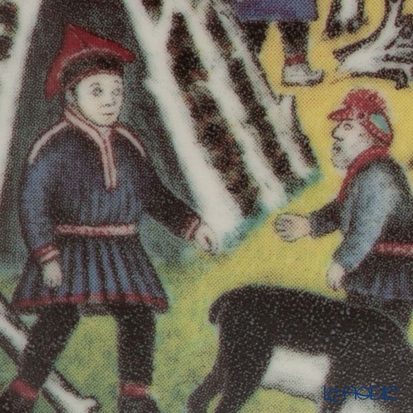 【1点限り】北欧ヴィンテージ アラビア（ARABIA） アンドレアス・アラリスト／A. Alariesto 記念プレート 1987 人里離れた場所