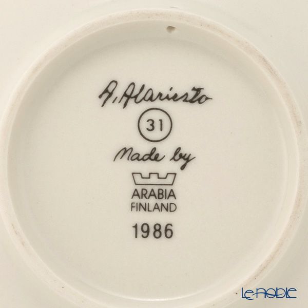 【1点限り】北欧ヴィンテージ アラビア（ARABIA） アンドレアス・アラリスト／A. Alariesto 記念プレート 1986 航海