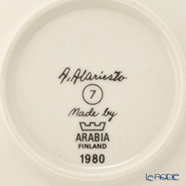 【1点限り】北欧ヴィンテージ アラビア（ARABIA） アンドレアス・アラリスト／A. Alariesto 記念プレート 1980 サンタクロース