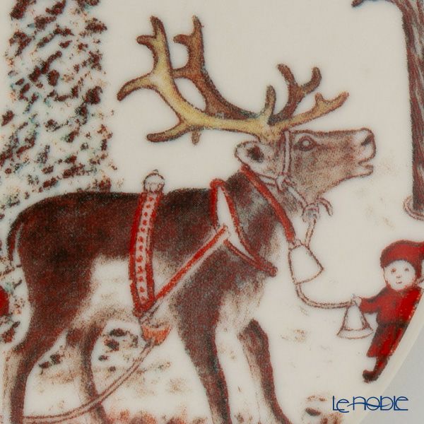 【1点限り】北欧ヴィンテージ アラビア（ARABIA） アンドレアス・アラリスト／A. Alariesto 記念プレート 1980 サンタクロース