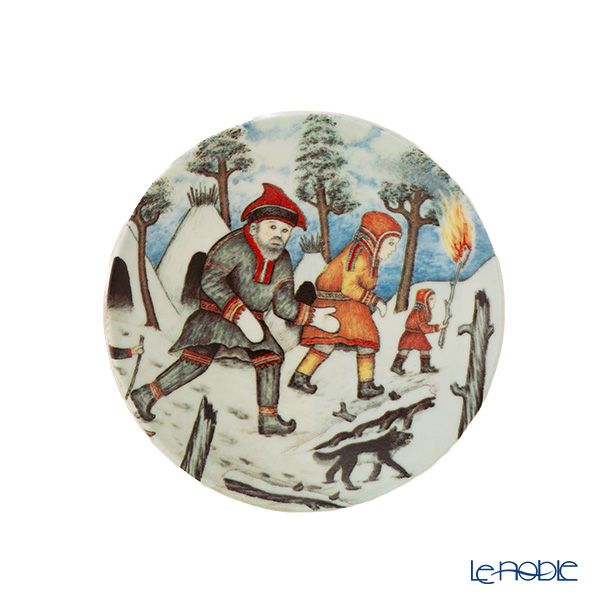 【1点限り】北欧ヴィンテージ アラビア（ARABIA） アンドレアス・アラリスト／A. Alariesto 記念プレート 1982 未来へ