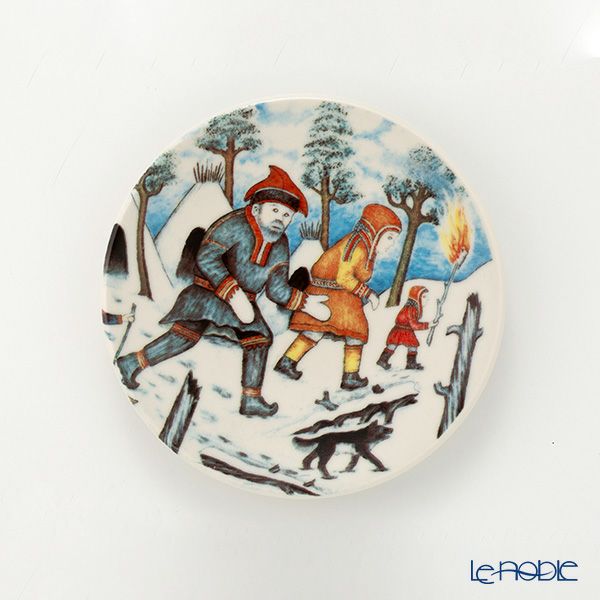 【1点限り】北欧ヴィンテージ アラビア（ARABIA） アンドレアス・アラリスト／A. Alariesto 記念プレート 1982 未来へ