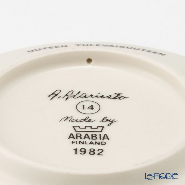 【1点限り】北欧ヴィンテージ アラビア（ARABIA） アンドレアス・アラリスト／A. Alariesto 記念プレート 1982 未来へ