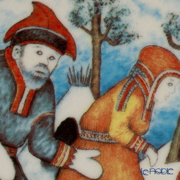 【1点限り】北欧ヴィンテージ アラビア（ARABIA） アンドレアス・アラリスト／A. Alariesto 記念プレート 1982 未来へ