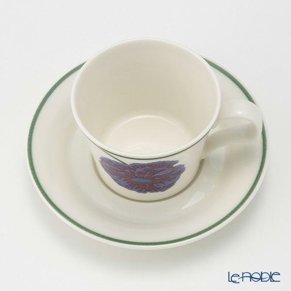 【1点限り】北欧ヴィンテージ アラビア（ARABIA） イリュージア／Illusia コーヒーカップ＆ソーサー 02