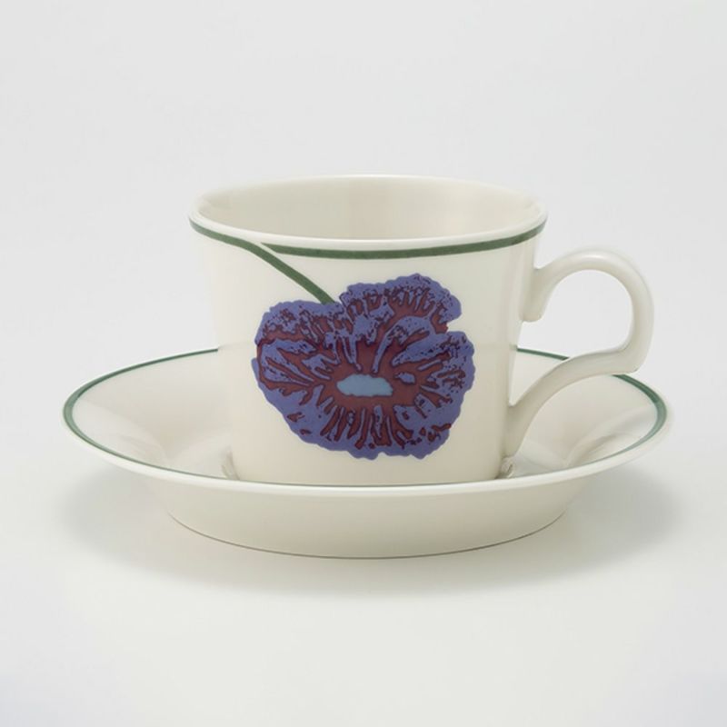 【1点限り】北欧ヴィンテージ アラビア（ARABIA） イリュージア／Illusia コーヒーカップ＆ソーサー 04