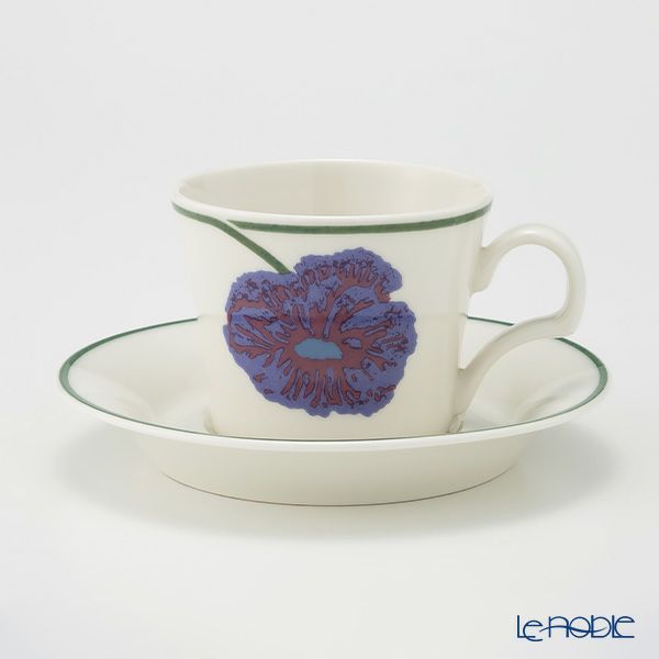 【1点限り】北欧ヴィンテージ アラビア（ARABIA） イリュージア／Illusia コーヒーカップ＆ソーサー 05