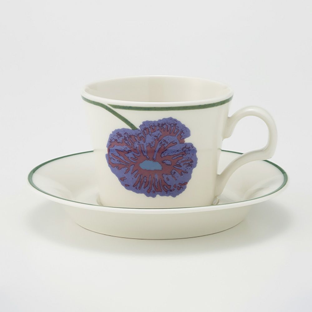 【1点限り】北欧ヴィンテージ アラビア（ARABIA） イリュージア／Illusia コーヒーカップ＆ソーサー 05