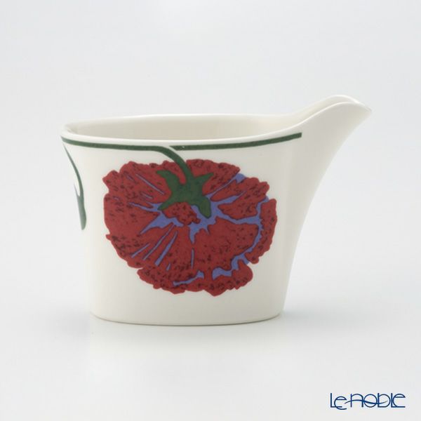 【1点限り】北欧ヴィンテージ アラビア（ARABIA） イリュージア ブルー／Illusia クリーマー 01