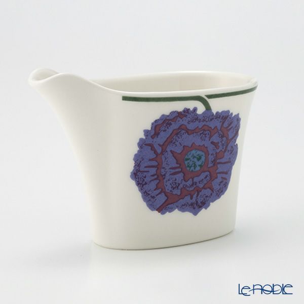 【1点限り】北欧ヴィンテージ アラビア（ARABIA） イリュージア ブルー／Illusia クリーマー 01