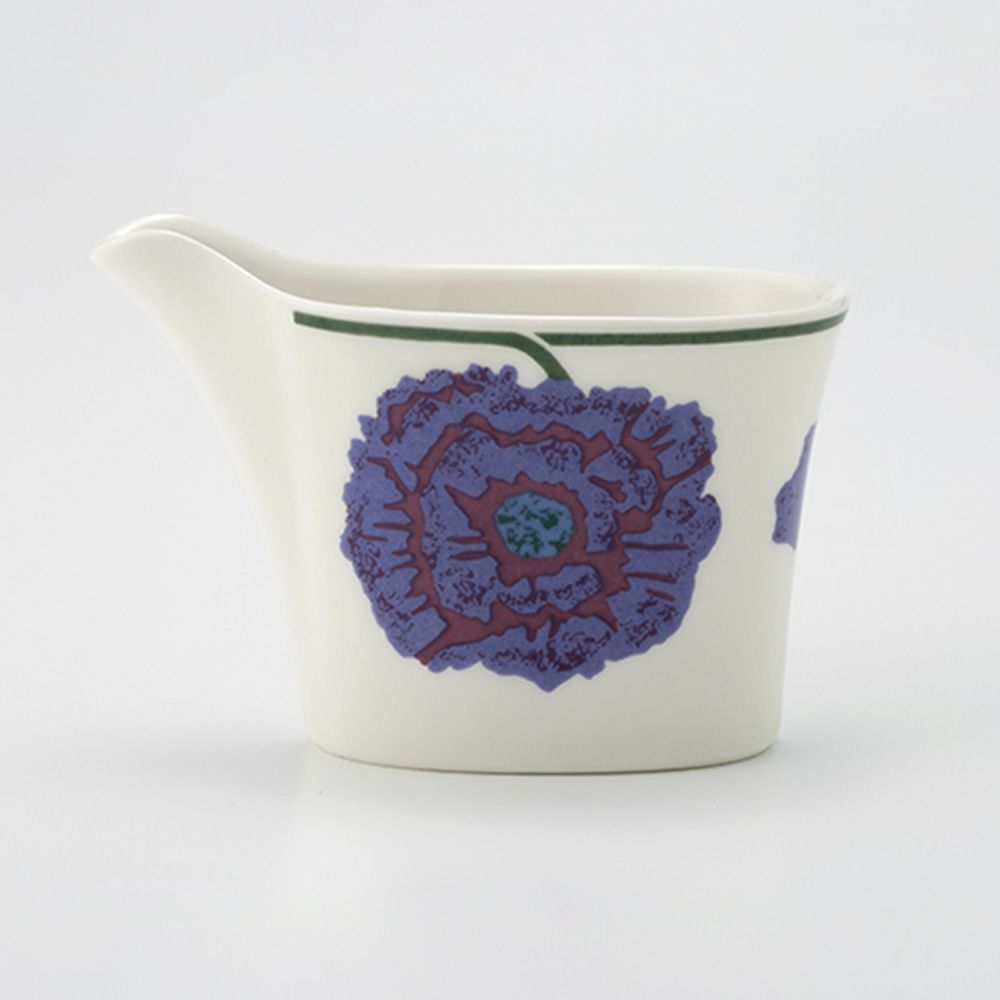 【1点限り】北欧ヴィンテージ アラビア（ARABIA） イリュージア ブルー／Illusia クリーマー 01