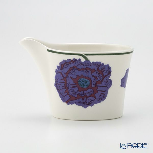 【1点限り】北欧ヴィンテージ アラビア（ARABIA） イリュージア ブルー／Illusia クリーマー 02