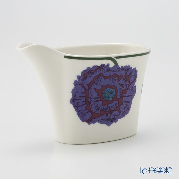 【1点限り】北欧ヴィンテージ アラビア（ARABIA） イリュージア ブルー／Illusia クリーマー 02