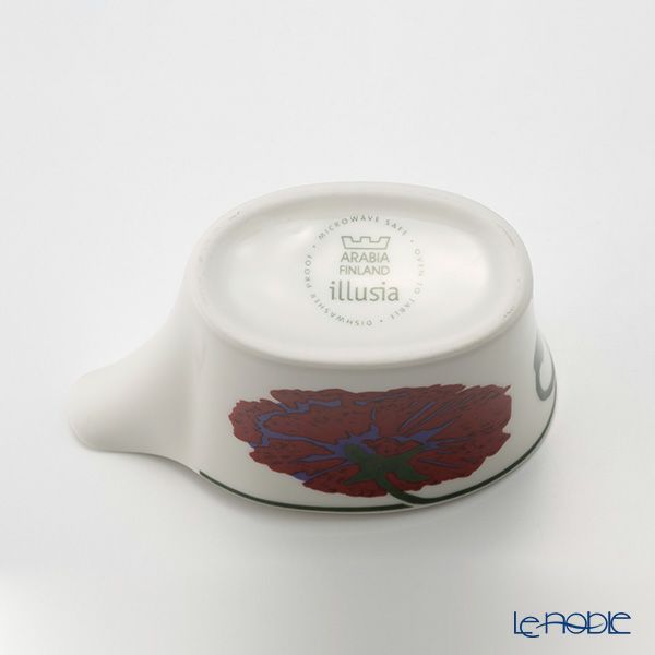 【1点限り】北欧ヴィンテージ アラビア（ARABIA） イリュージア ブルー／Illusia クリーマー 02