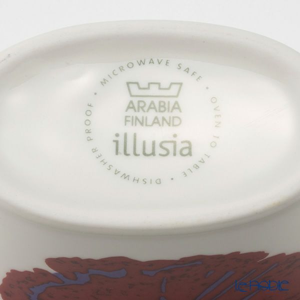 【1点限り】北欧ヴィンテージ アラビア（ARABIA） イリュージア ブルー／Illusia クリーマー 02